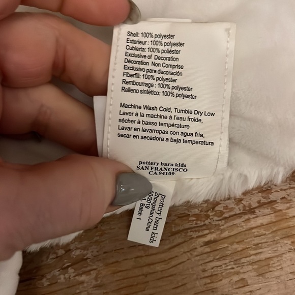 Pottery Barn Kids Rachel Zoe Giraffe Lovey Thumbie Blankie Security Blanket - Picture 8 of 10